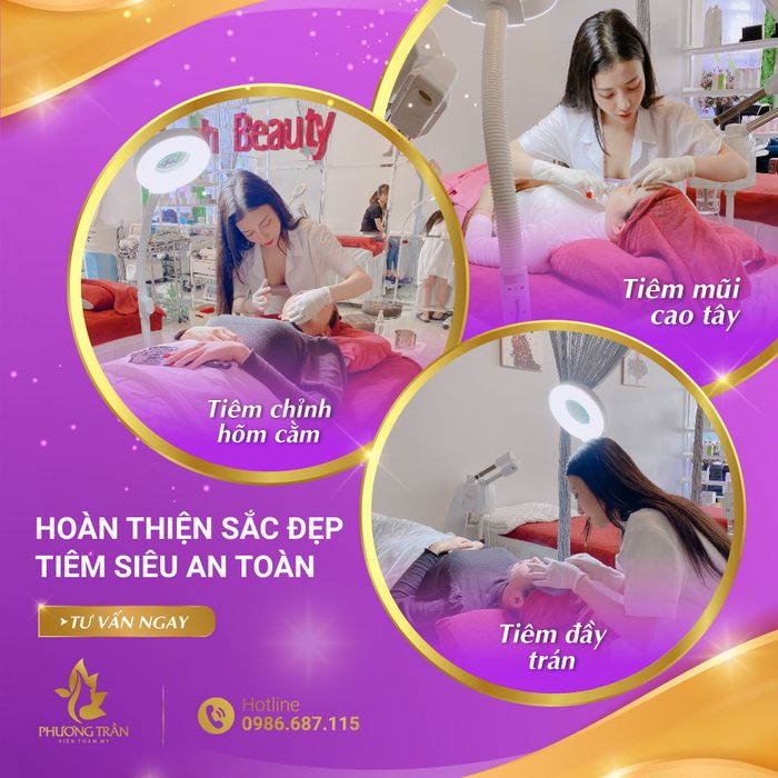 Không gian sang trọng tại Viện Thẩm Mỹ Phương Trần