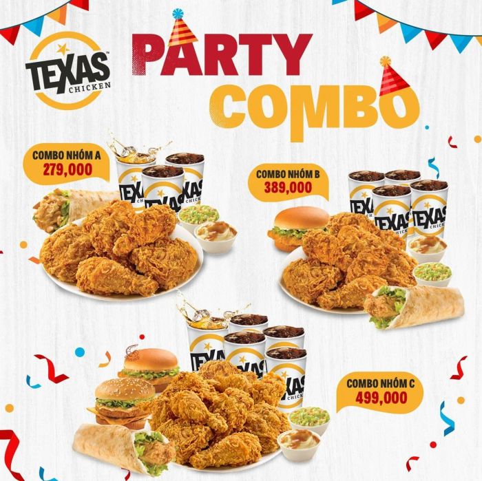 Texas Chicken - Không gian ẩm thực Mỹ đậm chất Texas