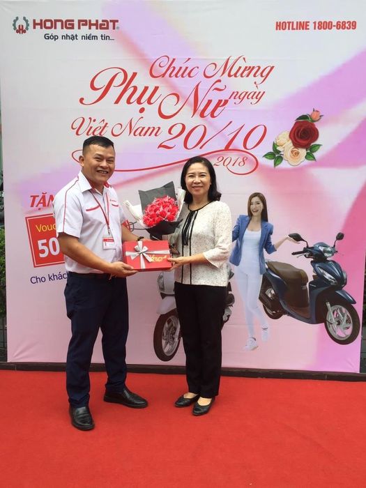 Không gian trưng bày hiện đại tại Honda Hồng Phát