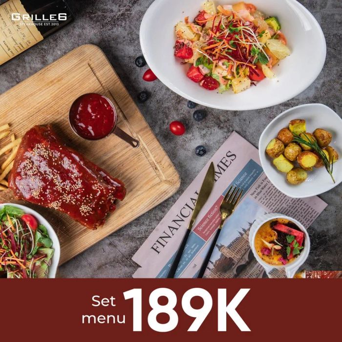Grille6 Steakhouse - Nơi hội tụ ẩm thực đỉnh cao