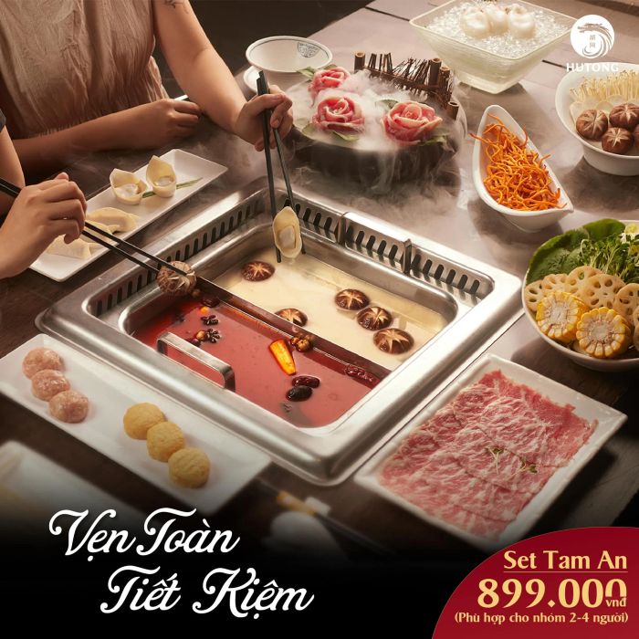 Không gian ấn tượng tại Hutong Hotpot Paradise