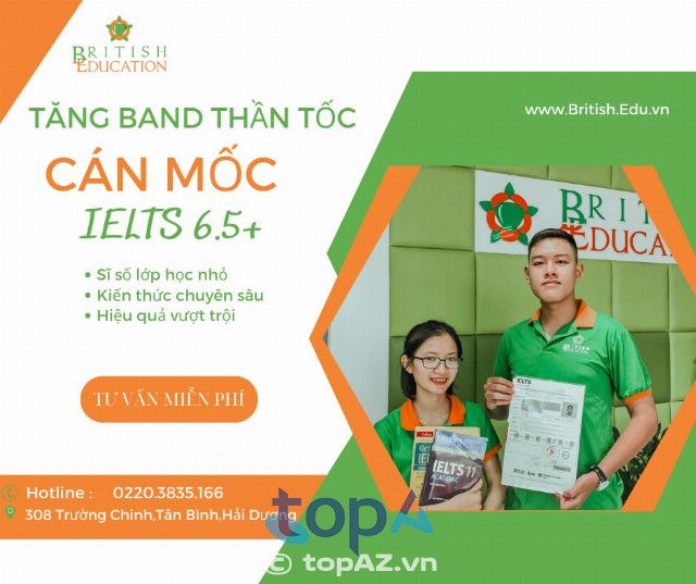 British Education - Đẳng cấp đào tạo IELTS chuẩn Anh quốc