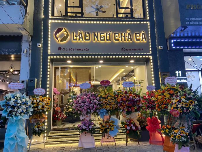 Góc ảnh đầy nghệ thuật tại Chả Cá Lão Ngư