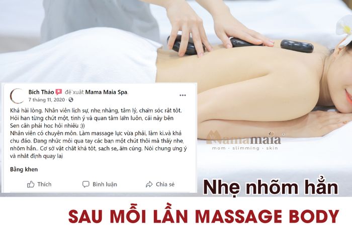 Phòng massage cao cấp tại Mama Maia Spa
