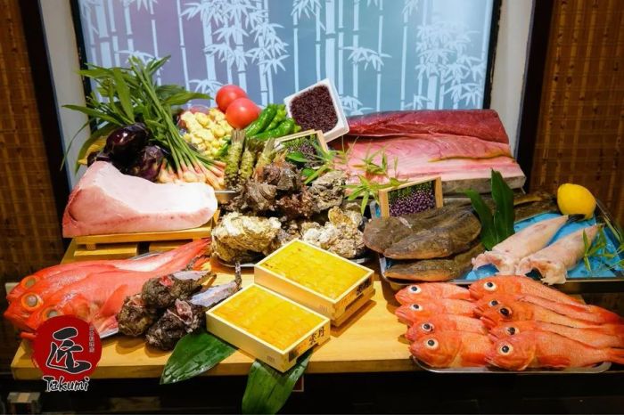 Hình ảnh không gian sang trọng tại nhà hàng Takumi