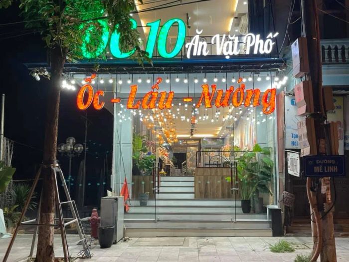 Nghệ thuật trình bày món ốc đầy sáng tạo tại Buffet Hải Sản Ốc Mười