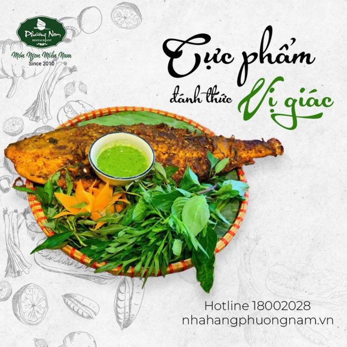 Những món ăn đặc trưng Nam Bộ được trình bày tinh tế