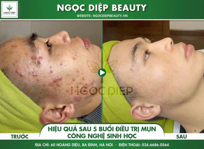 Hình ảnh không gian sang trọng tại Ngọc Diệp Beauty