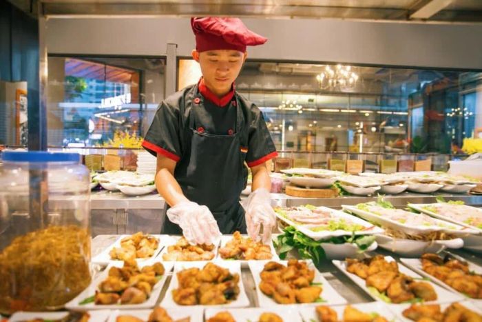 Góc ảnh đầy nghệ thuật tại Vua Chả Cá