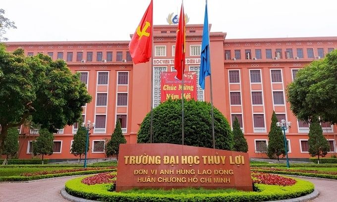 Khuôn viên xanh mát Đại học Thủy lợi - Nơi đào tạo những kỹ sư tài nguyên nước tương lai