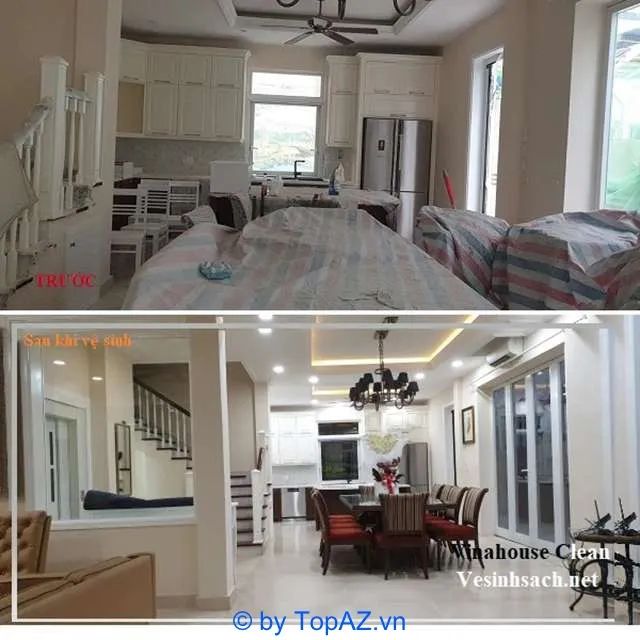 Dịch vụ vệ sinh công nghiệp chuyên sâu cho nhà mới hoàn thiện