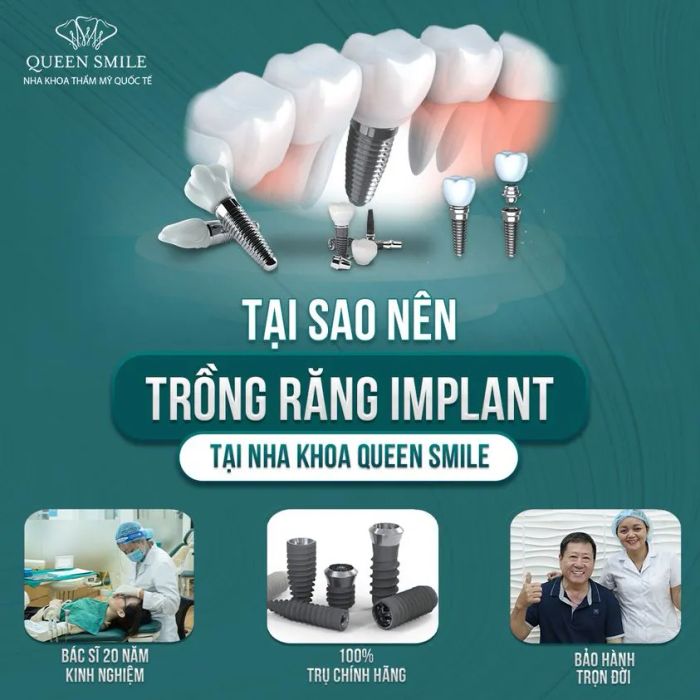 Không gian hiện đại tại Nha khoa thẩm mỹ Queen Smile