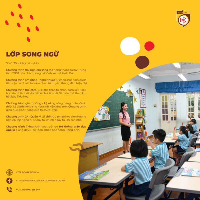 Hoạt động học tập sôi nổi tại Nguyễn Bỉnh Khiêm