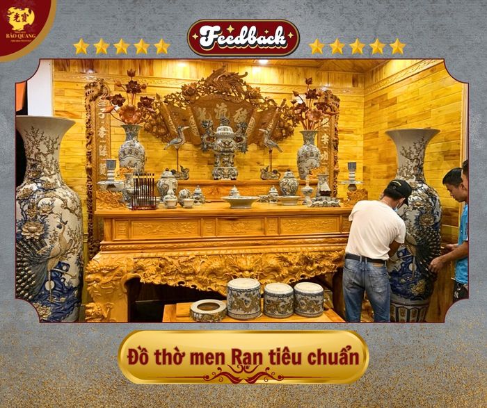 Tác phẩm men Rạn cổ độc bản tại Gốm Bảo Quang