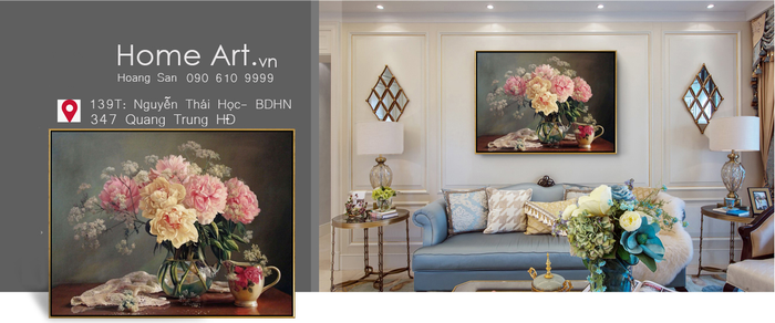 Hình ảnh không gian trưng bày Home Art