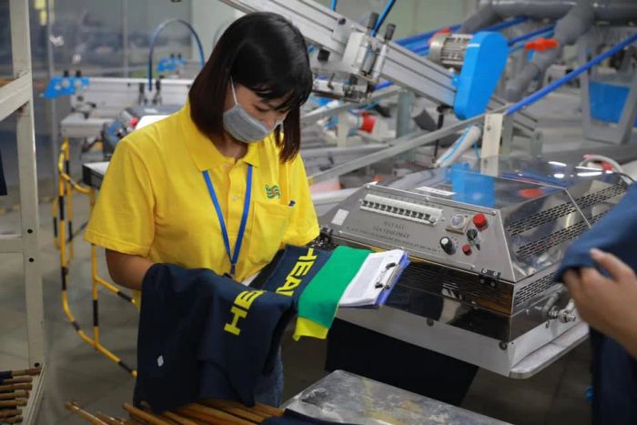 Hình ảnh thực tế sản phẩm in vải của Công ty Kim Hoàng