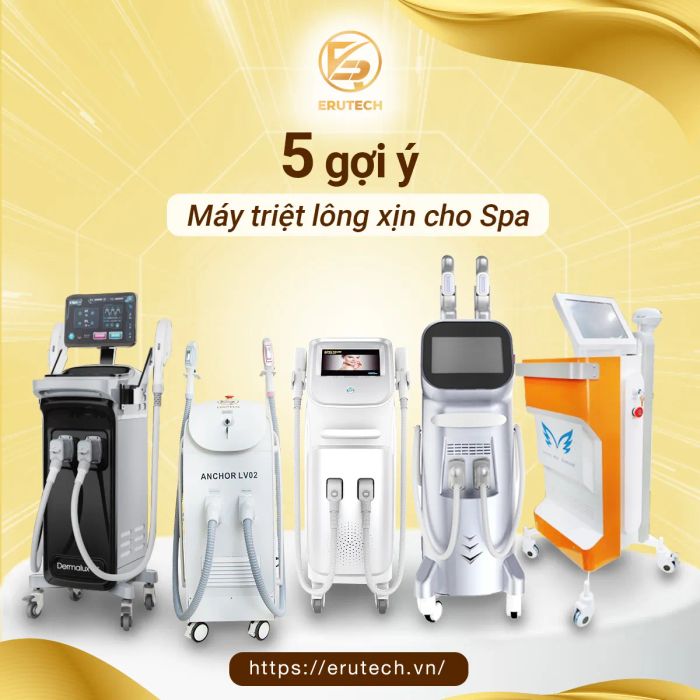 Hình ảnh thiết bị thẩm mỹ cao cấp tại Erutech Việt Nam