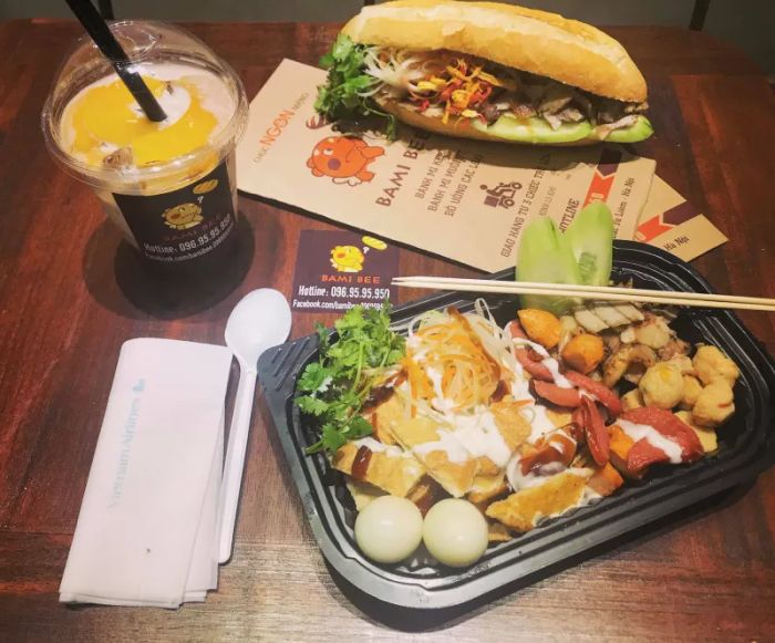Hình ảnh bánh mì Bami Bee vàng ươm hấp dẫn