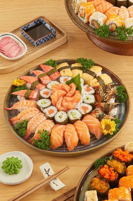 Nghệ thuật trình bày món ăn tại Sushi Garden (Ảnh 2)