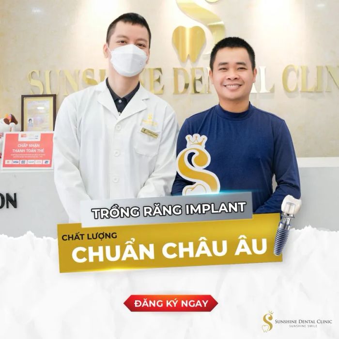 Không gian hiện đại đạt chuẩn quốc tế tại Sunshine Dental