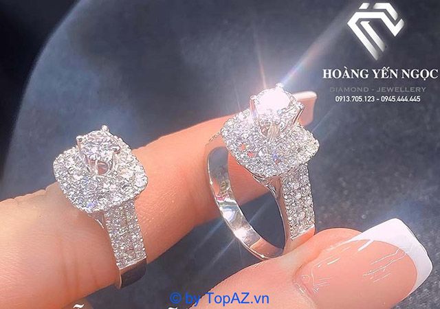 Bộ sưu tập nhẫn kim cương Hoàng Yến Ngọc Diamond - Tinh hoa được chắt lọc từ những viên kim cương hoàn hảo nhất.