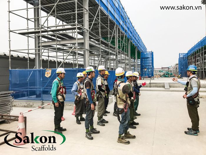 Hình ảnh hệ thống giàn giáo chất lượng từ Ngọc Cường