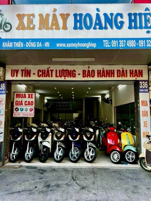 Không gian trưng bày đa dạng tại Xe Máy Hoàng Hiệp