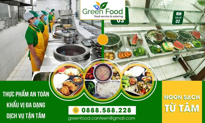 Hình ảnh suất ăn công nghiệp Green Food - ảnh 1