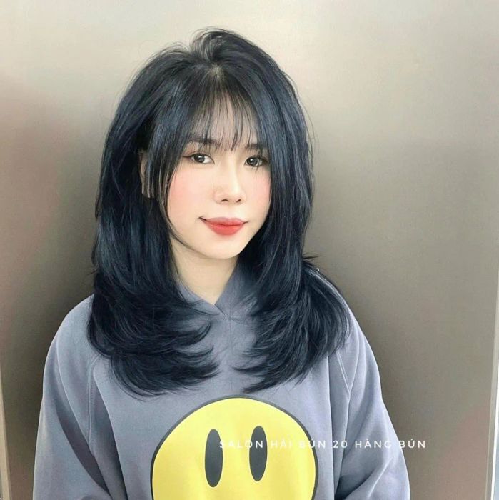 Hình ảnh thực tế các mẫu tóc mái đẹp tại Hải Bún Hair Salon