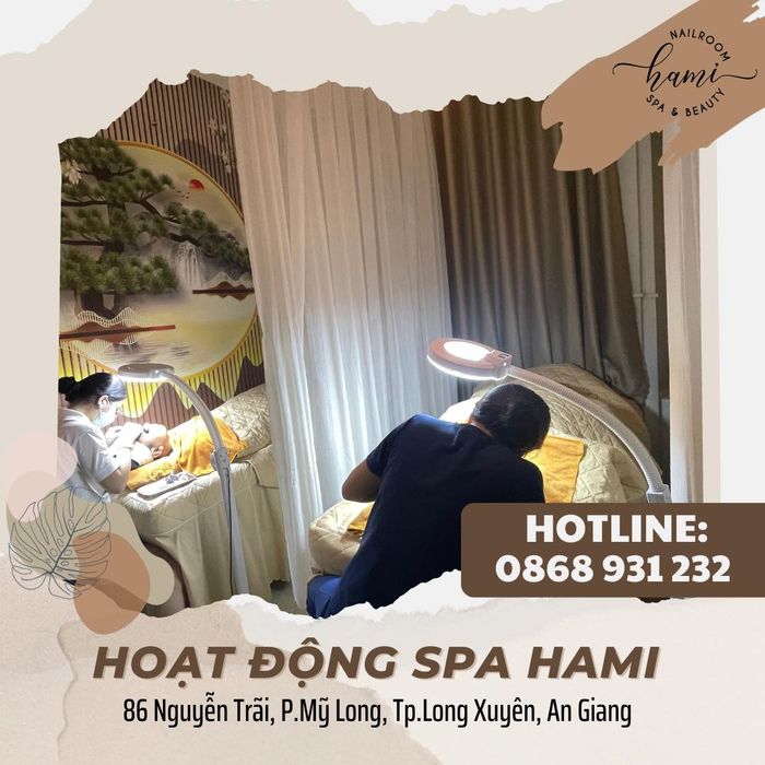 Hình ảnh không gian sang trọng tại HAMI Spa & Beauty