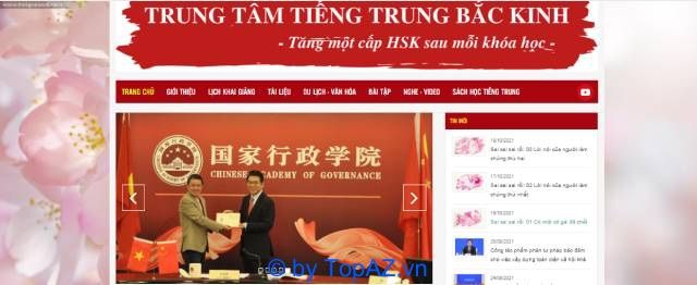 Các trung tâm đào tạo tiếng Trung - Hoa tại Hà Nội