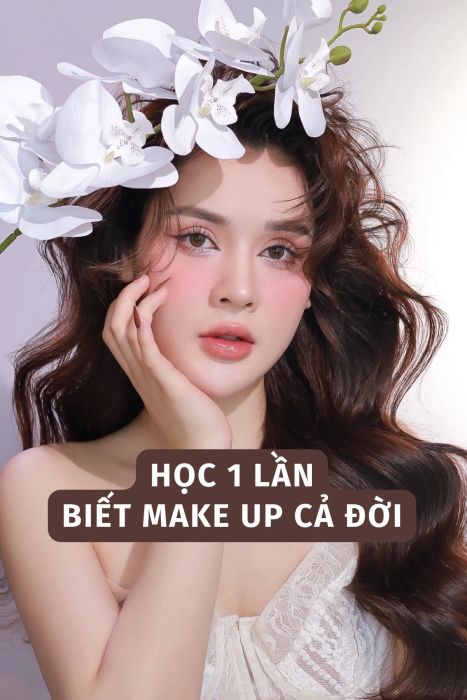 Buổi học thực tế với người mẫu tại Thảo Nguyễn Makeup Academy