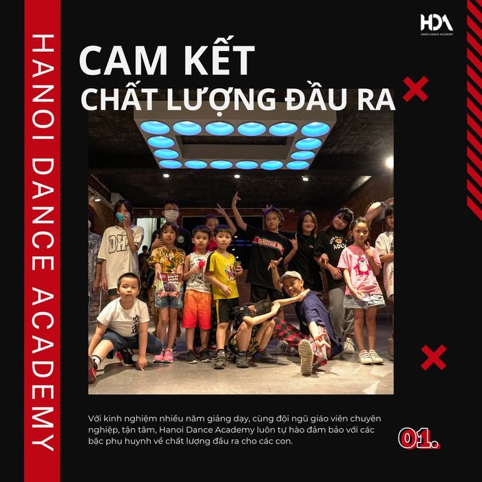 Lớp học đầy màu sắc tại Hanoi Dance Academy