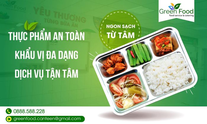 Hình ảnh suất ăn công nghiệp Green Food - ảnh 2