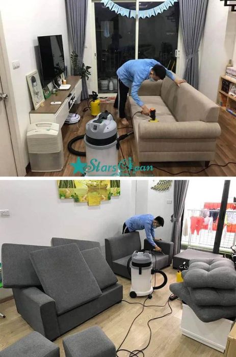 Hình ảnh thực tế dịch vụ làm sạch đa năng tại StarsClean