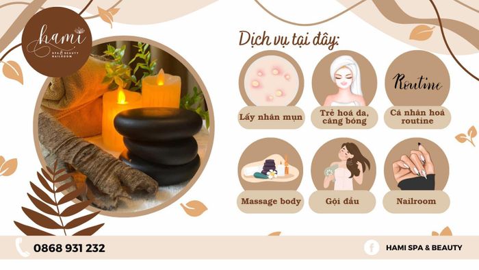 Không gian sang trọng tại HAMI Spa & Beauty