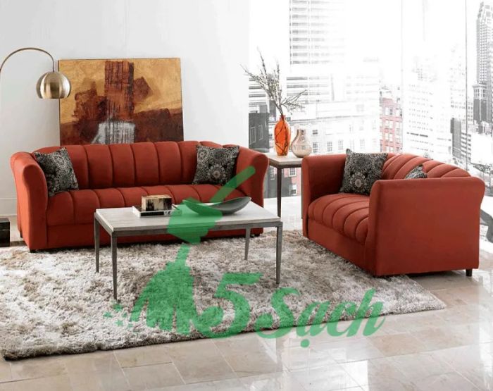 Hình ảnh minh họa quy trình giặt sofa chuyên nghiệp tại 5 Sạch