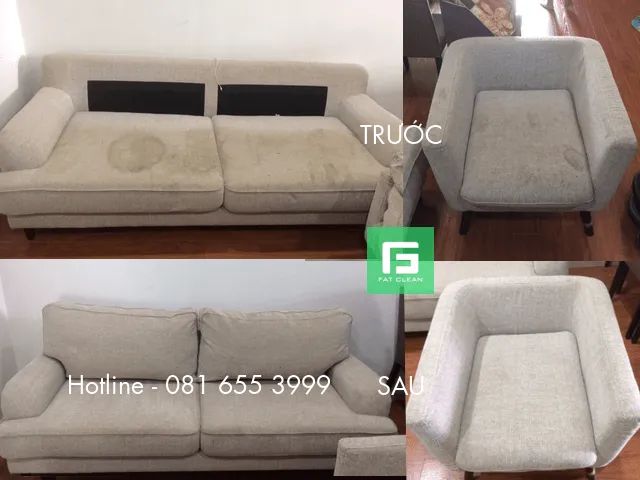 Hình ảnh thực tế dịch vụ vệ sinh chuyên nghiệp của Fat Clean