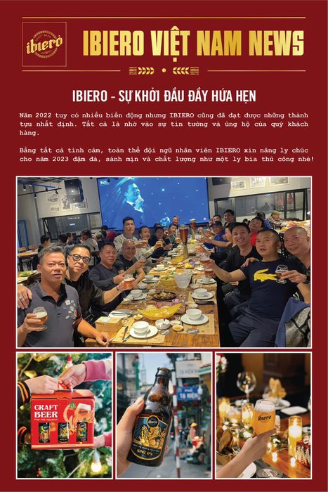Không gian thưởng thức bia thủ công tại IBiero