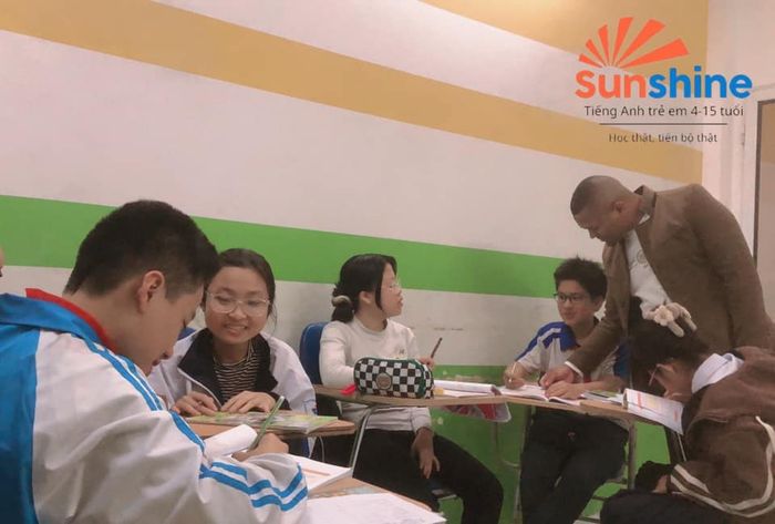 Hoạt động học tập tại Trung Tâm Anh Ngữ Sunshine