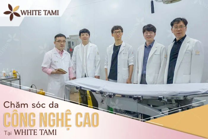 Không gian điều trị cao cấp tại Thẩm Mỹ White Tami