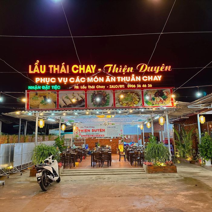 Hình ảnh ấn tượng về không gian ẩm thực tại Thiện Duyên