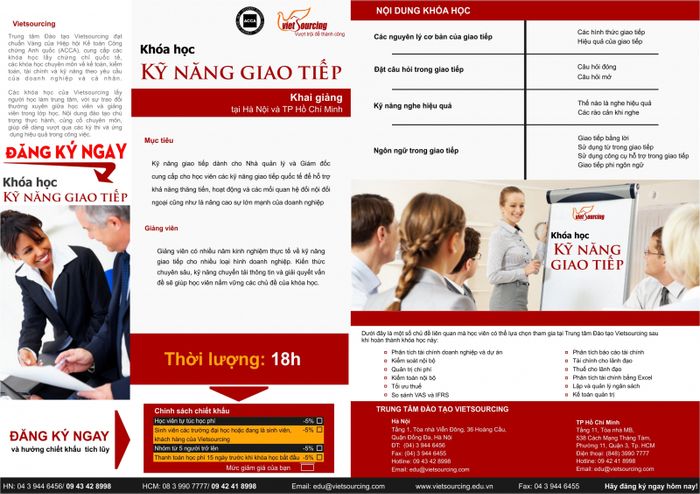 Khoảnh khắc đáng nhớ: Học viên Vietsourcing trong buổi thực hành kỹ năng đàm phán quốc tế