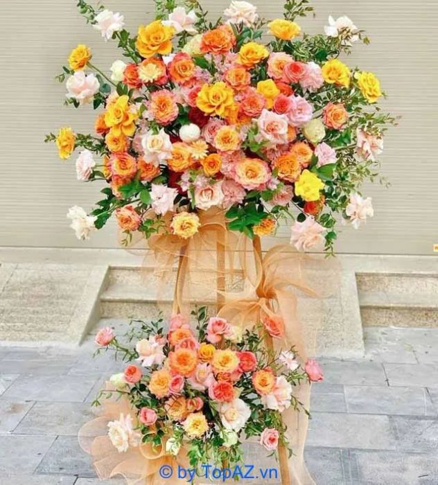 Địa chỉ đặt hoa mừng khai trương tại Quận 5 với dịch vụ giao hoa nhanh chóng.