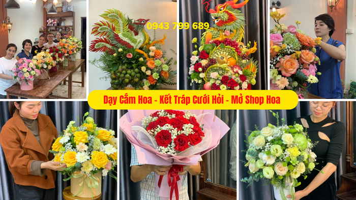 Tác phẩm nghệ thuật từ học viên Kvi Flowers