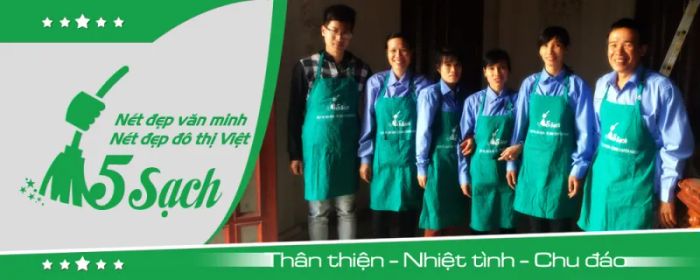 Hình ảnh thực tế dịch vụ vệ sinh cao cấp của 5 Sạch