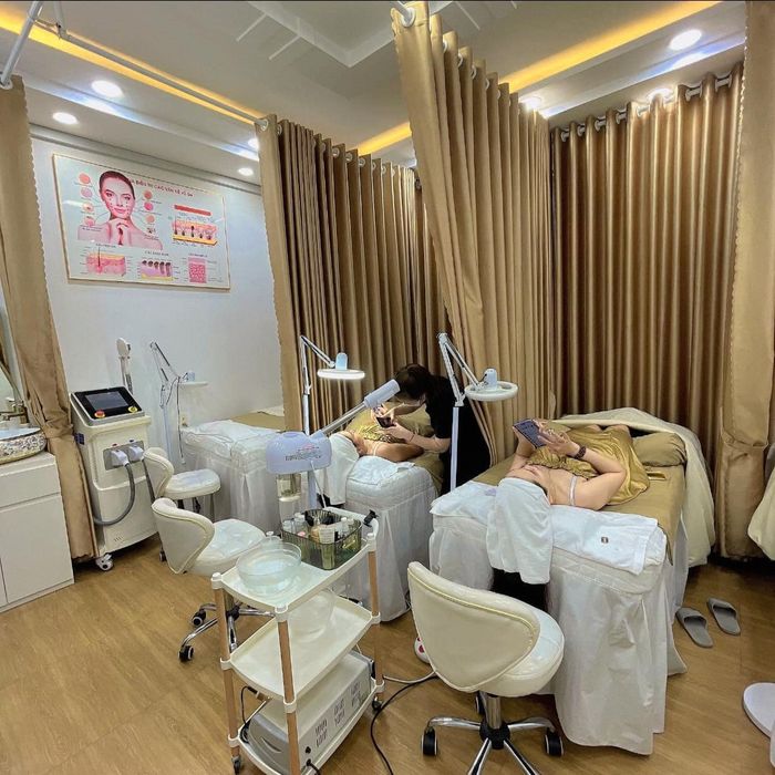 Không gian thư giãn sang trọng tại HaTran Beauty Academy