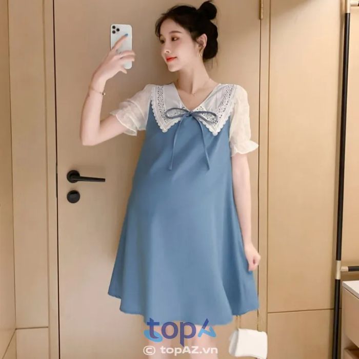 Tọa lạc tại Dĩ An, Shop Bầu Mommy tự hào là địa chỉ vàng cung cấp những bộ đầm bầu đẹp chuẩn phong cách.