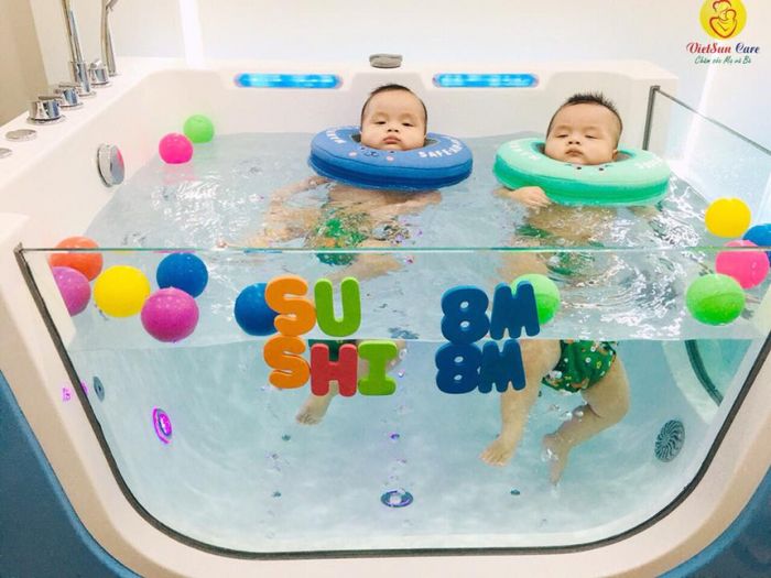 Hình ảnh không gian float thủy liệu hiện đại tại Vietsun Care