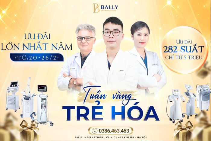 Không gian hiện đại và tiện nghi tại Thẩm mỹ Quốc tế Bally